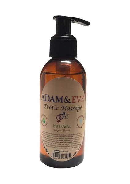 150 ml Natural Adam&eve Massage Oil | Boy Adam Eve Masaj Yağı
