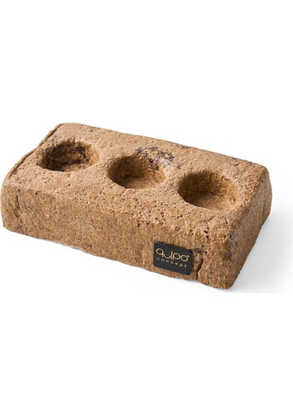 El Yapımı Kahverengi Soya Rustik Mumluk, Kişiselleştirilebilir Şamdan Tasarımı fırsatları