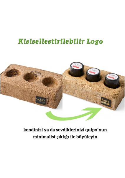 El Yapımı Kahverengi Soya Rustik Mumluk, Kişiselleştirilebilir Şamdan Tasarımı