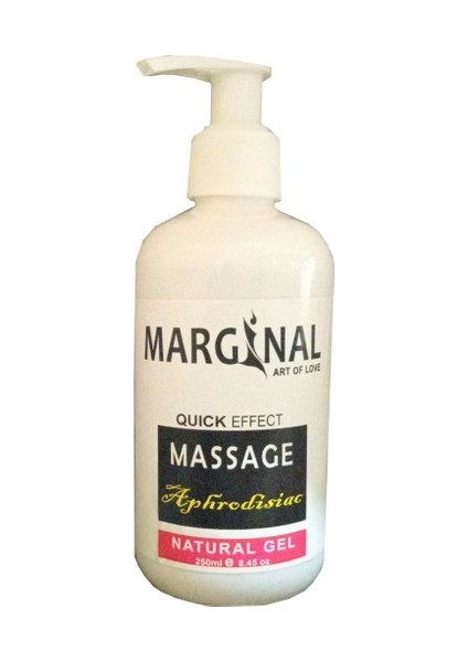 250 ml Natural Massage Gel Aphrodisia / Marginal Kokusuz Naturel 250 ml Büyük Boy Bay Bayan Masaj Yağı