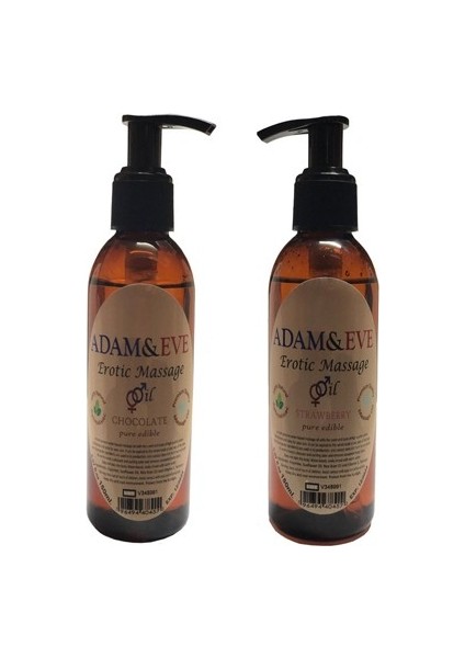 Hintohu Erkeklere Kadınlara Özel Çikolata Çilek Aromalı Masaj Yağı Massage Oil 125 ml