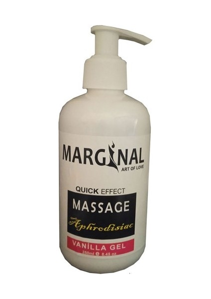 Aphrodisia 250 ml Vanilla Massage Gel Cxnt - Marginal Aromatik Vanilyalı Büyük Boy Bay Bayan Masaj Yağı