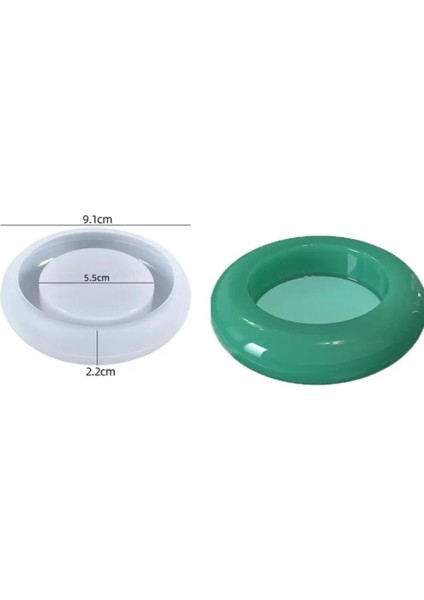 Şeffaf Silikon Epoksi Tealight Mumluk Kalıbı, Yaratıcı Projeler Için Ideal Seçim