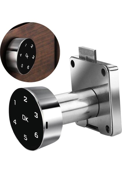 Powermaster PM-26730 Çekmece Dolap Kilidi Dijital Numaralı Standart Gömme Kilit