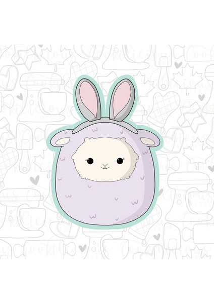 Squishmallowsc Tavşan Kurabiye Kalıbı ve Hamur Şekillendirici Kesici