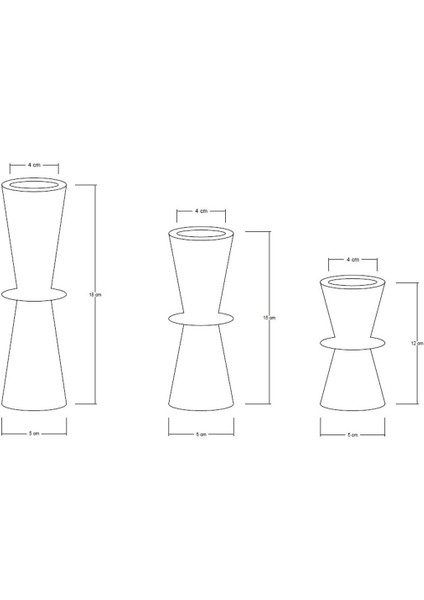 Şamdan ve Kum Saati Seti, Doğal Gürgen Ağacı, Şık Dekoratif Tasarım fiyatları