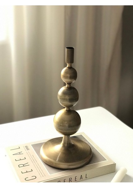 Eritme Gold Oval Ayaklı Metal Top Şamdan ve Mumluk, Şıklık ve Zarafet Için Ideal fiyatları