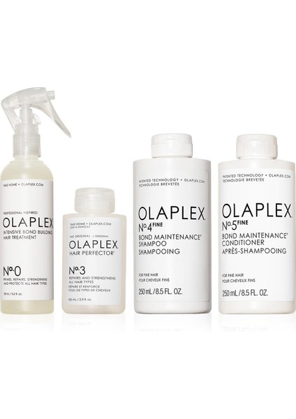 Fine Hair Repair Treatment Kit İnce Telli Saçları Yoğun Şekilde Saç Bakım Seti