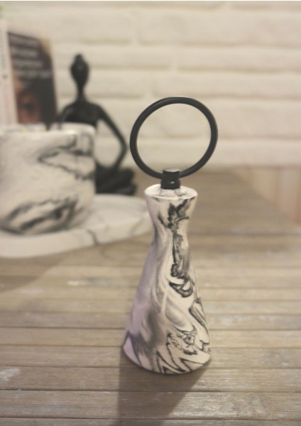 Siyah Beyaz Beton Mum Hediye Seti, Şık ve Modern Dekorasyon Aksesuarları fırsatları