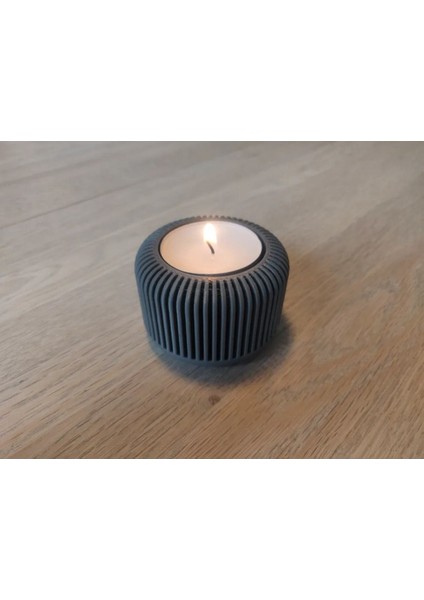 Renkli 5'li Tealight Mumluk Seti, Şık ve Sade Dekoratif Aydınlatma