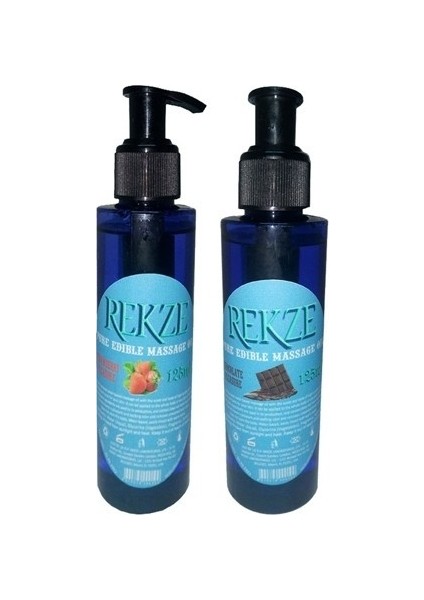 Erkeklere Özel Çikolata Çilek Aromalı Masaj Yağı Massage Oil 125 ml