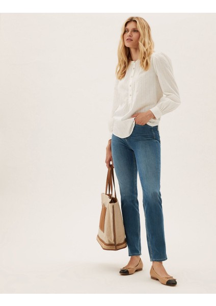 Straight Leg Magic Jean Pantolon indirimleri
