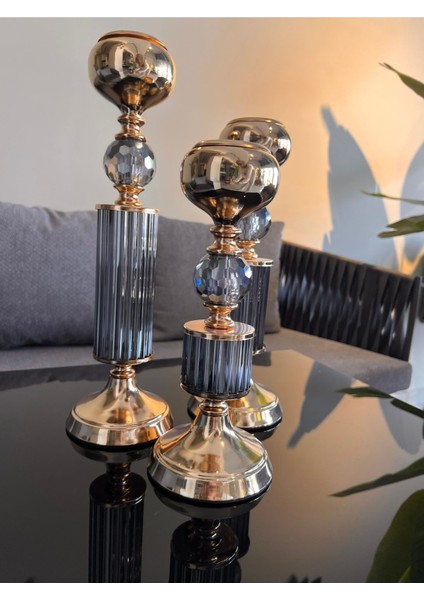 Bronz Ayaklı Şamdanlık, Şık ve Zarif Dekoratif Obje fiyatları