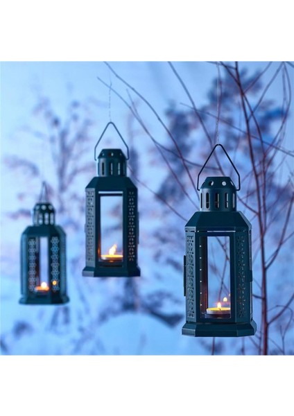 Mavi-Siyah 22 cm Fener, Şık ve Kullanışlı Aydınlatma Ürünü modelleri