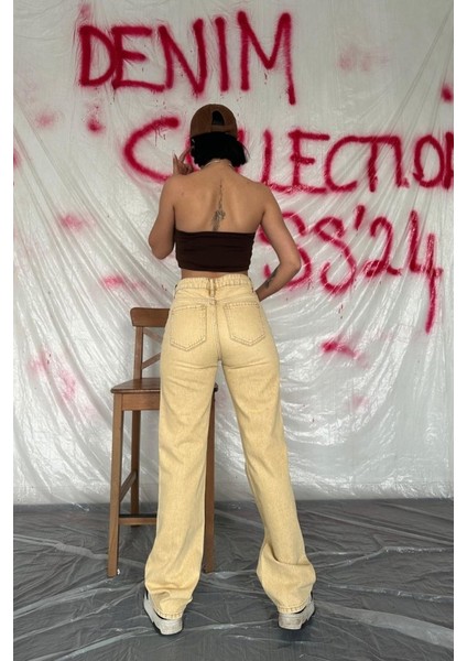 AYDOGANTICARET44 Hardal Straightmania Jeans Pantolon fırsatları