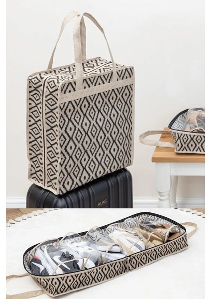 Bohe Ayakkabı Hurcu Seyahat Çantası Düzenleyici