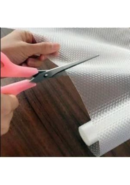 Eva Şeffaf Kaymaz Çok Amaçlı Raf ve Dolap Örtüsü 45CM x 5 Metre