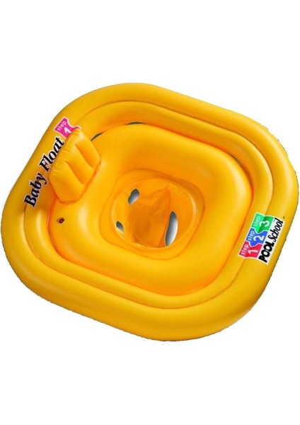 Renkli Bebek Yüzme Flatörü 79X79 Cm, Güvenli ve Rahat Kullanım