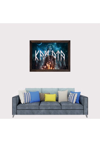 Türkçü Tasarım Çerçeveli Duvar Tablosu 30X45 cm fiyatları