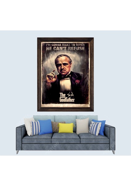 The Godfather Çerçeveli Duvar Tablosu 20X30 cm