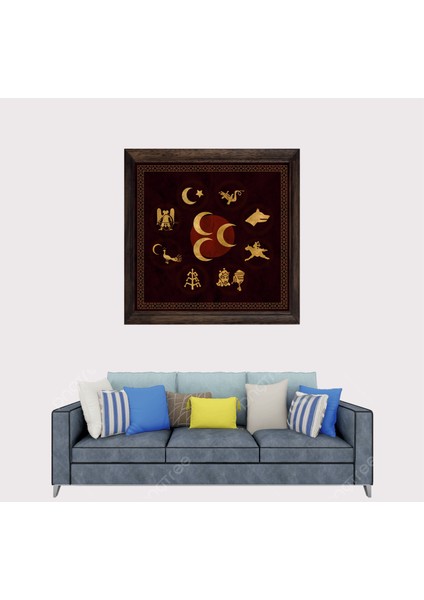 Türkçü Tasarım Çerçeveli Duvar Tablosu 20X30 cm fiyatları