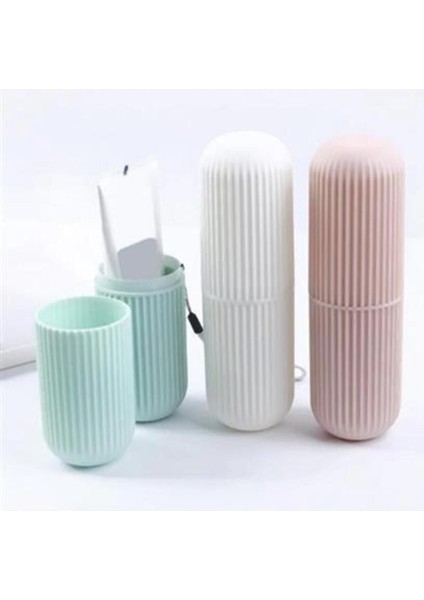 Çok Renkli Seyahat Plastik Set: Fırça, Diş Fırçası, Gözlük, Kalemlik ve Saklama Kabı fiyatları