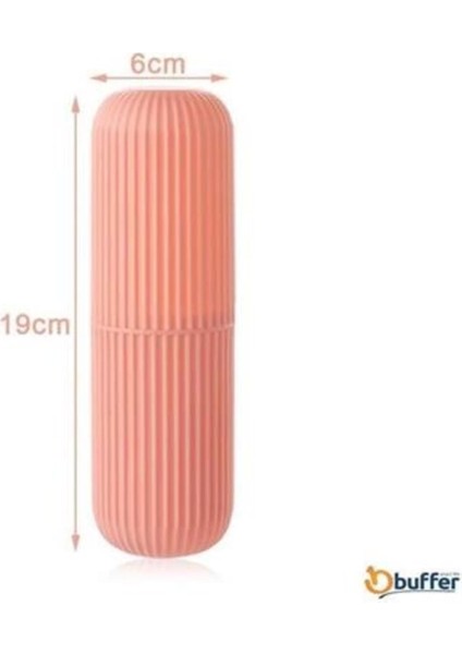Çok Renkli Seyahat Plastik Set: Fırça, Diş Fırçası, Gözlük, Kalemlik ve Saklama Kabı