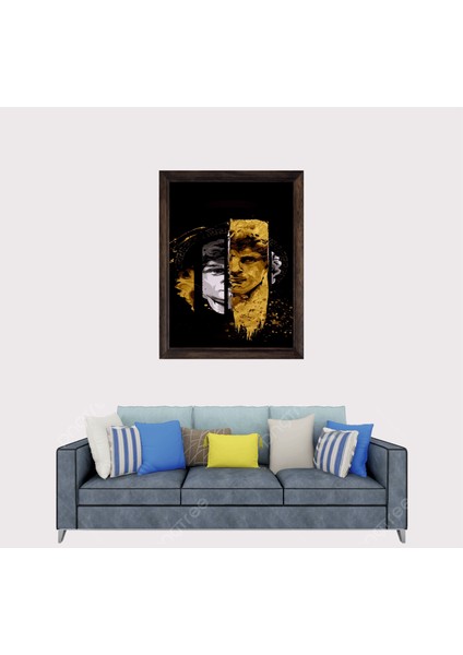 Soyutsal Sokrates Çerçeveli Duvar Tablosu 20X30 cm fiyatları
