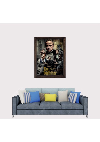 The Godfather Çerçeveli Duvar Tablosu 30X45 cm fiyatları