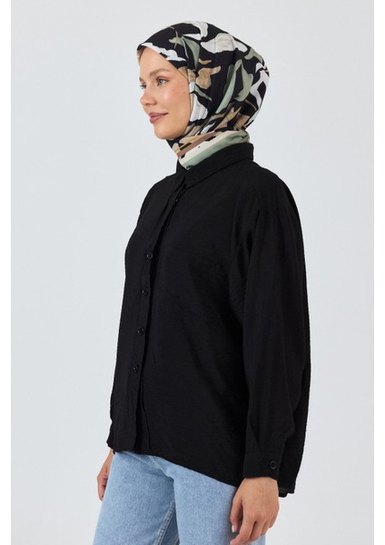 Haki Yaprak Desenli Eşarp 3004 fiyatları