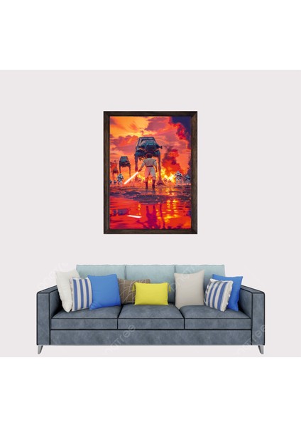 Star Wars Jedia Çerçeveli Duvar Tablosu 20X30 cm fiyatları
