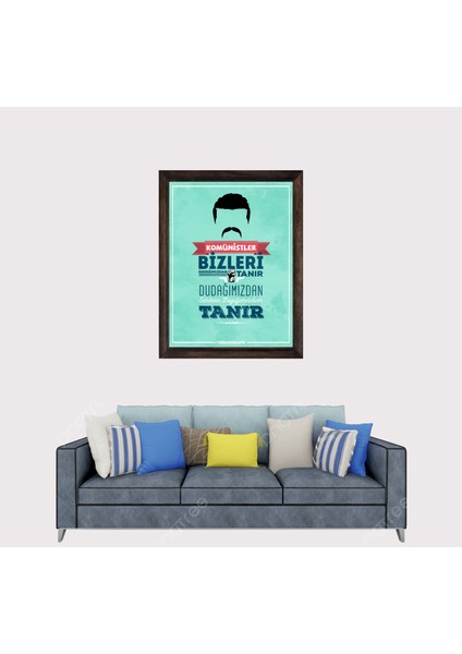 Türkçü Tasarım Çerçeveli Duvar Tablosu 20X30 cm fiyatları