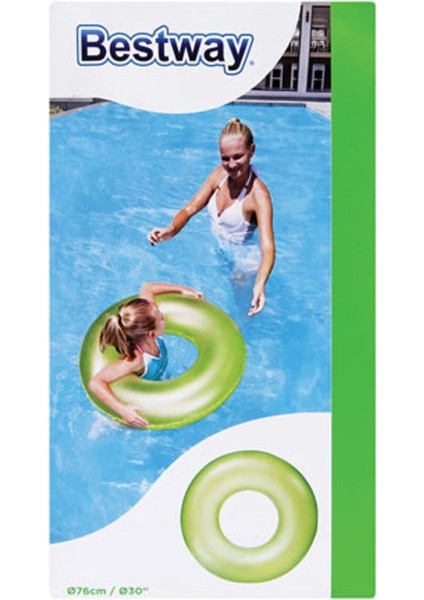 Yeşil Neon Simit 76CM, Parlak ve Şık Dekoratif Işık, Estetik Ev ve Etkinlik Aksesuarı