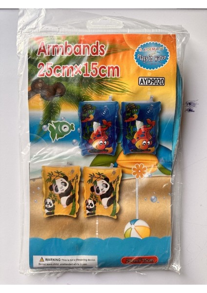 Renkli Desenli Şişme Kolluk, Eğlenceli ve Konforlu Su Oyuncağı