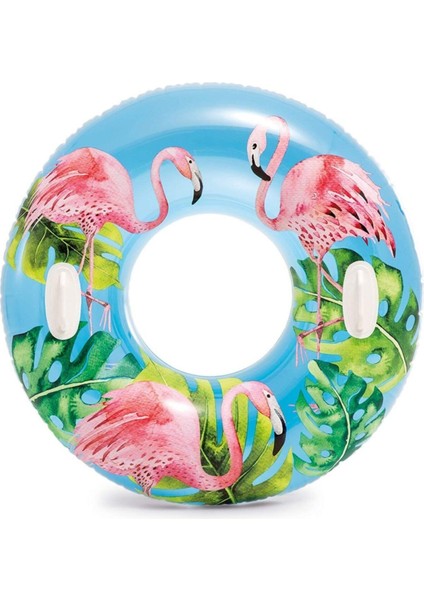 Pembe ve Mavi Deniz Simidi, Rahat ve Eğlenceli Plaj Aksesuarı