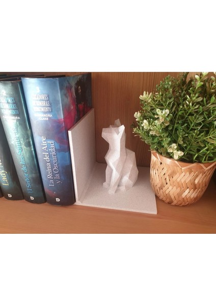 Kedi Desenli Kitap Tutucu – Sevimli Tasarım, Düzenli Kitaplık