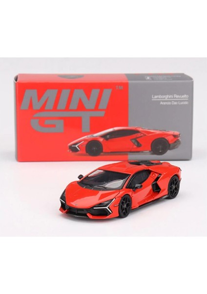 774 Lamborghini Revuelto Arancio Dac Lucido 1/64 Model Araba fiyatları