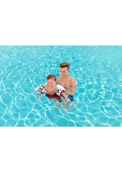 Renkli Mickey Mouse Deniz Kolluğu 23X15 Cm, Çocuklar Için Eğlenceli ve Güvenli Yüzme Aksesuarı modelleri