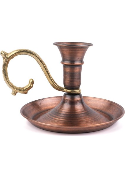 El Bakır Mumluk, Şınanay ve Fırfırlı Tasarım, Şık ve Zarif Dekoratif Aksesuar