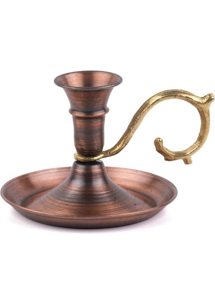 El Bakır Mumluk, Şınanay ve Fırfırlı Tasarım, Şık ve Zarif Dekoratif Aksesuar