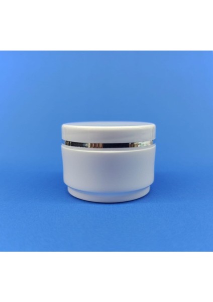 Şeritli 25 ml Mini Kozmetik Kutusu, 50 Adet Set