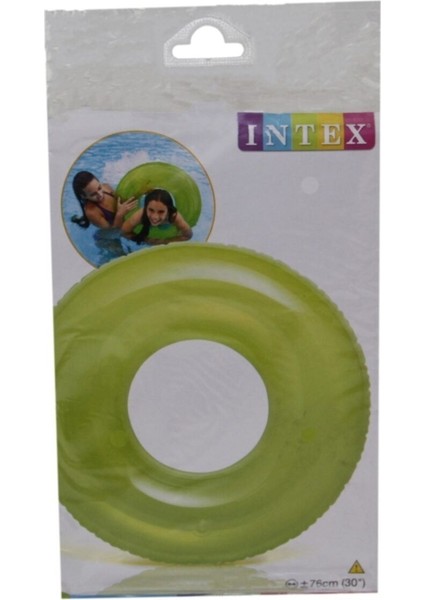 Şeffaf Jumbo Şişme Simit 76 Cm, Eğlenceli ve Renkli Oyun Ürünü