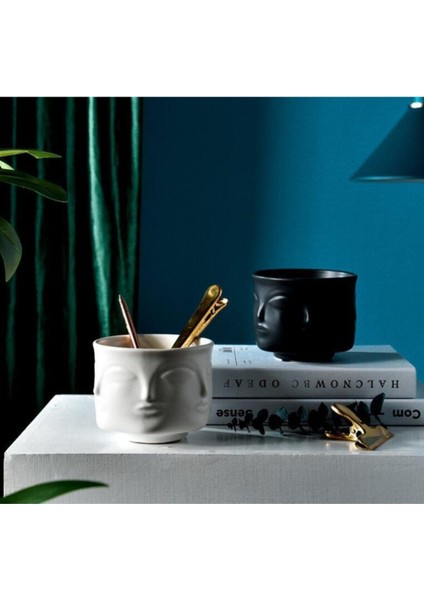 El Yapımı Beyaz Buda Saksı Dekor, Şık ve Zarif Bahçe Veya Iç Mekan Süsü fiyatları