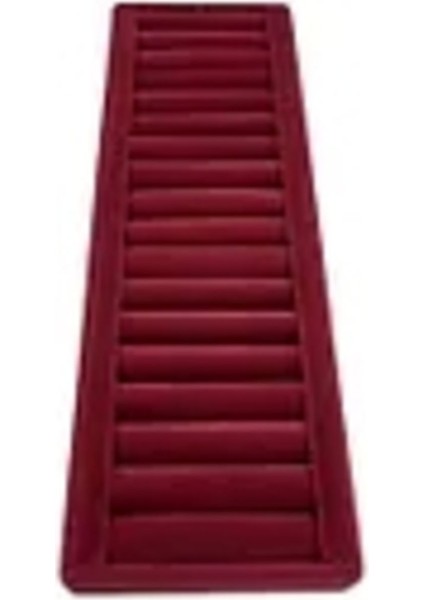 Bordo Süet Kaplama 35/11 cm Bileklik ve Kelepçe Tablası fiyatları