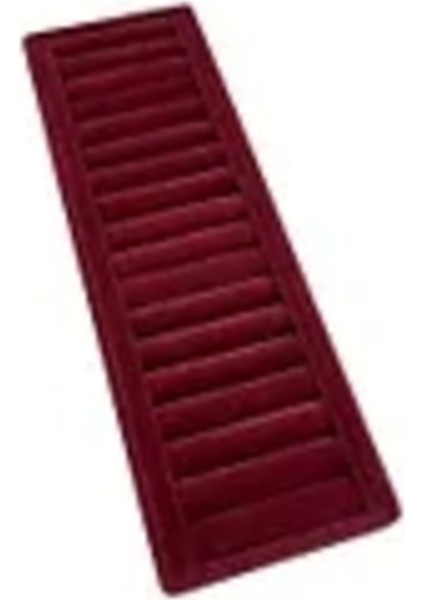 Bordo Süet Kaplama 35/11 cm Bileklik ve Kelepçe Tablası modelleri