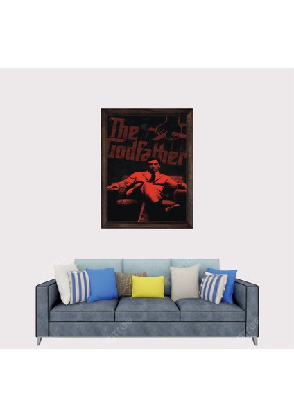 The Godfather Çerçeveli Duvar Tablosu 30X45 cm fiyatları