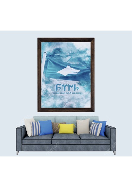 Türkçü Tasarım Çerçeveli Duvar Tablosu 30X45 cm