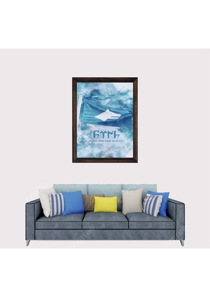 Türkçü Tasarım Çerçeveli Duvar Tablosu 30X45 cm fiyatları