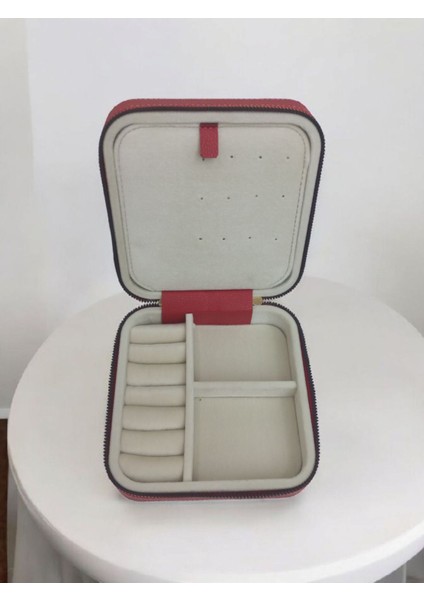 Orta Boy Takı Saklama Kutusu, Seyahat İçin Deri ve Ahşap Düzenleyici fiyatları