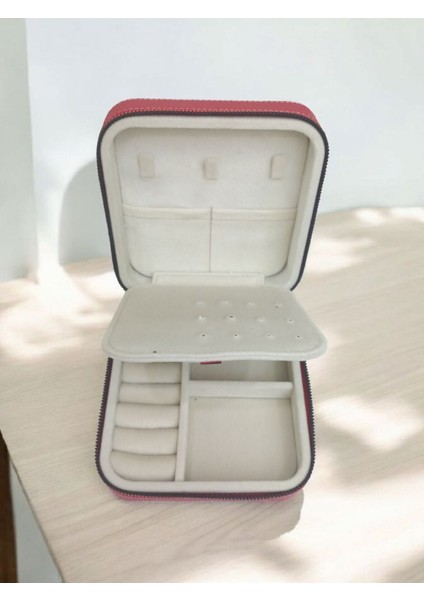 Orta Boy Takı Saklama Kutusu, Seyahat İçin Deri ve Ahşap Düzenleyici fırsatları